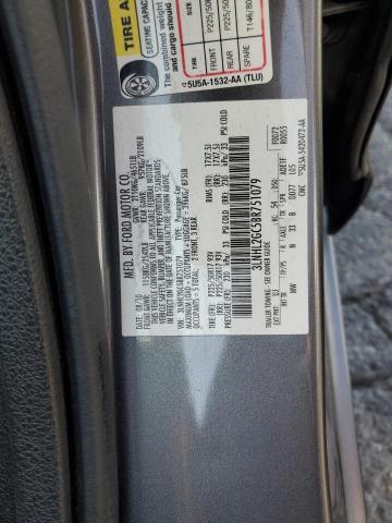 3LNHL2GC5BR751079 - 2011 LINCOLN MKZ GRAY photo 12