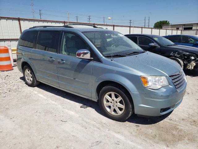 2A8HR54P38R150224 - 2008 CHRYSLER TOWN & COU TOURING BLUE photo 4