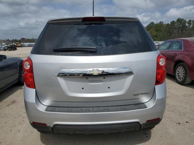 2GNALBEK9D1267513 - 2013 CHEVROLET EQUINOX LS SILVER photo 6