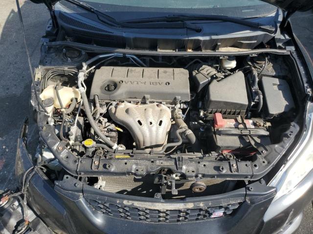 2T1LE4EE1AC013583 - 2010 TOYOTA MATRIX S BLACK photo 11