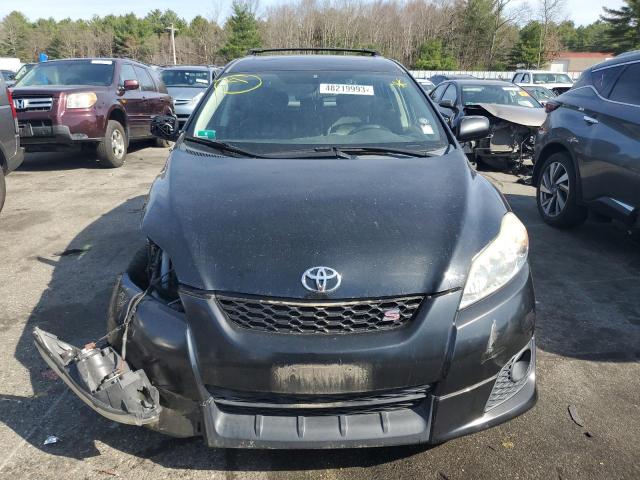 2T1LE4EE1AC013583 - 2010 TOYOTA MATRIX S BLACK photo 5