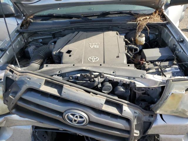 3TMJU62N69M091810 - 2009 TOYOTA TACOMA DOUBLE CAB PRERUNNER SILVER photo 11