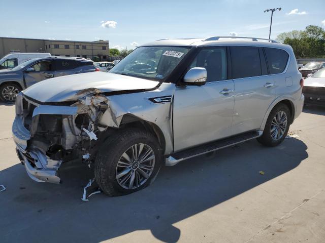 JN8AZ2NF8K9685306 - 2019 INFINITI QX80 LUXE SILVER photo 1