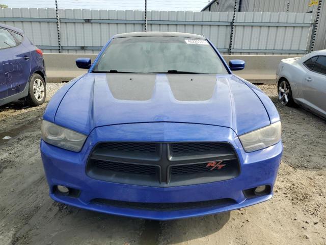 2C3CDXCT5DH717595 - 2013 DODGE CHARGER R/T BLUE photo 5
