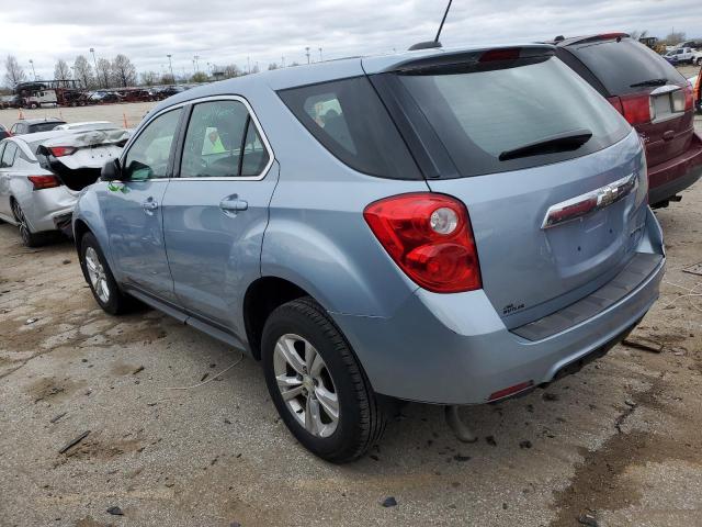 2GNALAEK5F6262261 - 2015 CHEVROLET EQUINOX LS BLUE photo 2