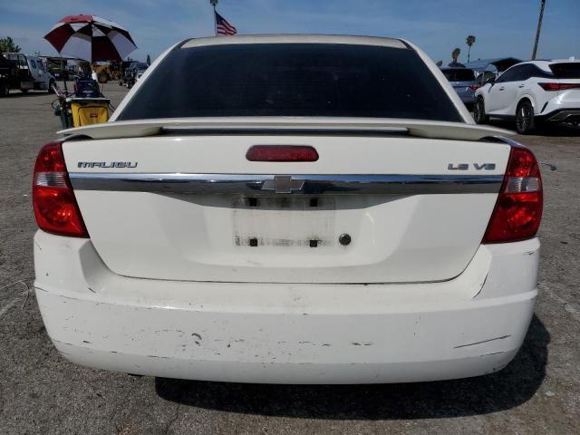 1G1ZT54875F165276 - 2005 CHEVROLET MALIBU LS WHITE photo 6