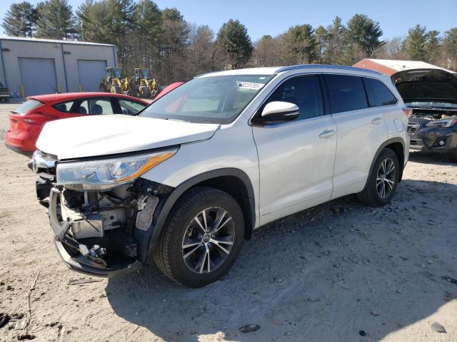 5TDJKRFH2GS311159 - 2016 TOYOTA HIGHLANDER XLE 白色 照片 1