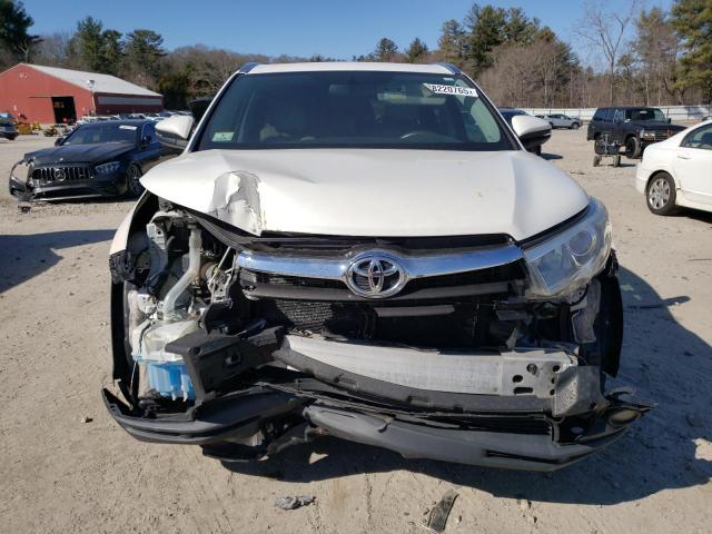 5TDJKRFH2GS311159 - 2016 TOYOTA HIGHLANDER XLE 白色 照片 5