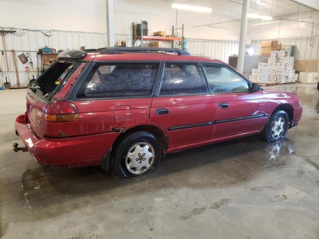 4S3BK4354W7308712 - 1998 SUBARU LEGACY L RED photo 3