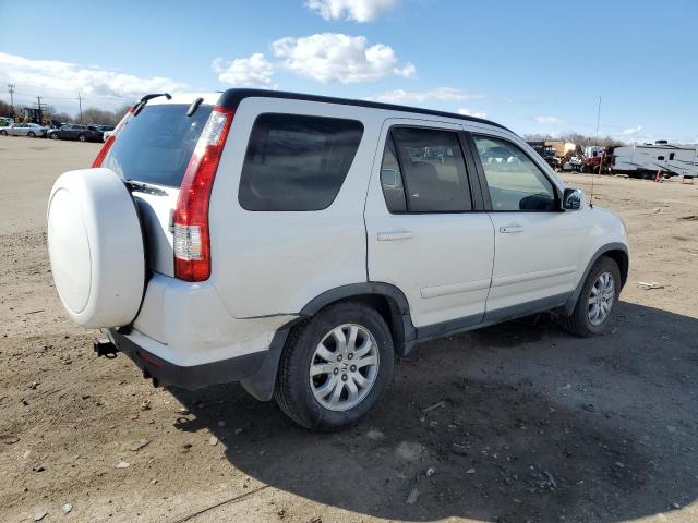 JHLRD78965C014419 - 2005 HONDA CR-V SE WHITE photo 3