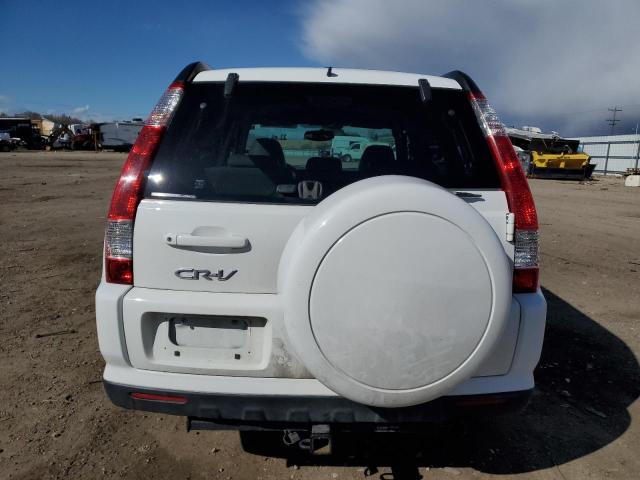 JHLRD78965C014419 - 2005 HONDA CR-V SE WHITE photo 6