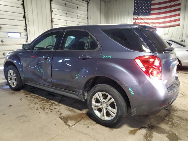 2GNFLCEK9D6337381 - 2013 CHEVROLET EQUINOX LS BLUE photo 2