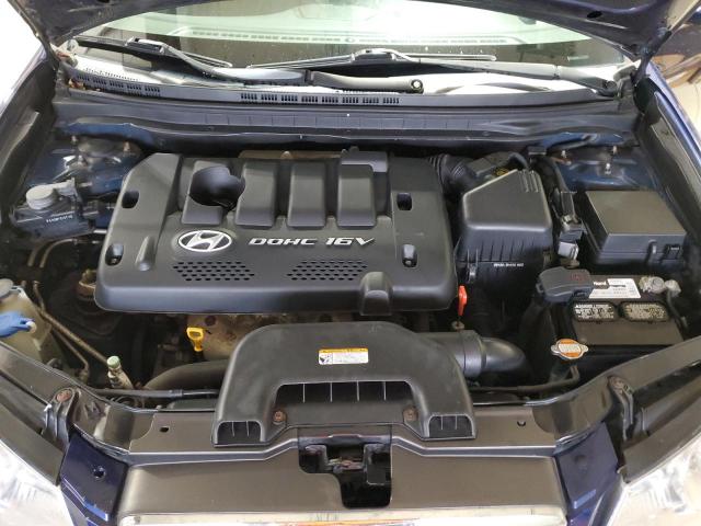 KMHDU46DX7U244602 - 2007 HYUNDAI ELANTRA GLS BLUE photo 11