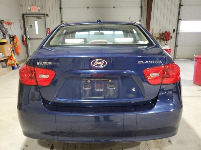 KMHDU46DX7U244602 - 2007 HYUNDAI ELANTRA GLS BLUE photo 6