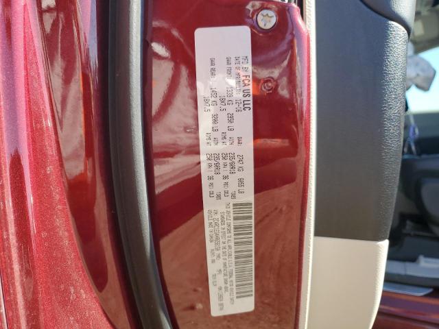 2C4RC1EG4HR656150 - 2017 CHRYSLER PACIFICA TOURING L PLUS MAROON photo 13