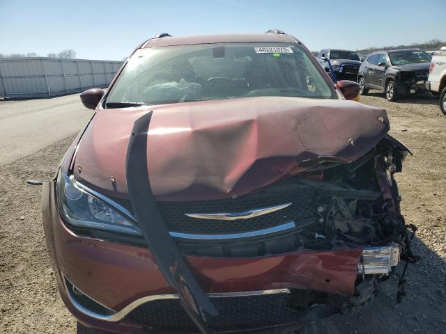 2C4RC1EG4HR656150 - 2017 CHRYSLER PACIFICA TOURING L PLUS MAROON photo 5