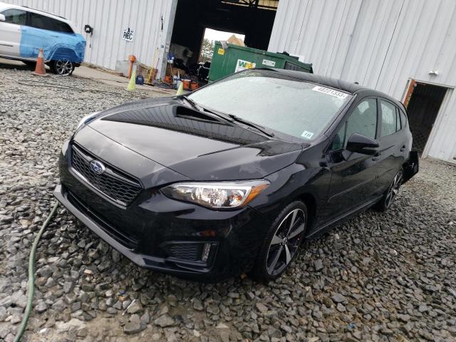 4S3GTAK61J3747250 - 2018 SUBARU IMPREZA SPORT BLACK photo 1