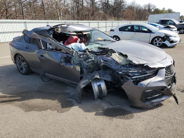 19UUB5F56MA008049 - 2021 ACURA TLX TECH A GRAY photo 4
