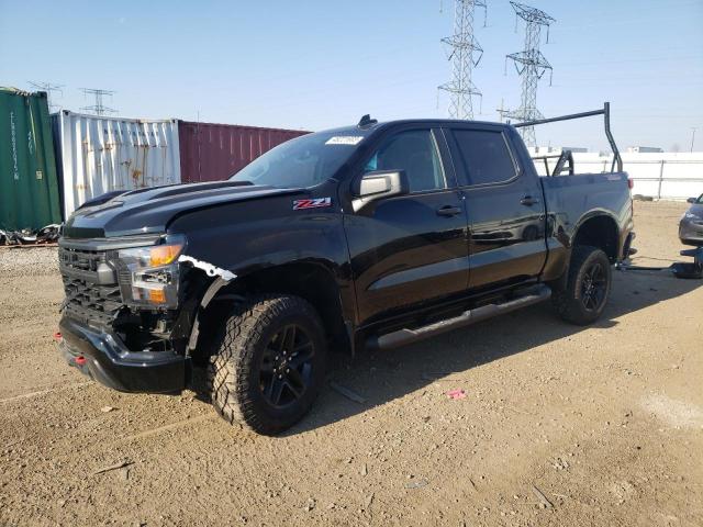 3GCPDCEK3NG565554 - 2022 CHEVROLET SILVERADO K1500 TRAIL BOSS CUSTOM BLACK photo 1