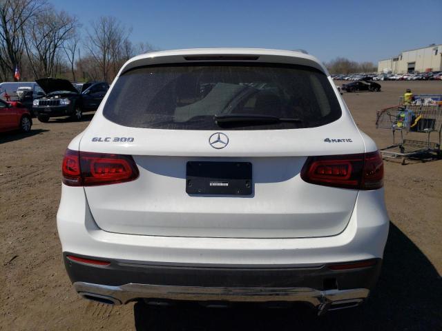 W1N0G8EB5MF873369 - 2021 MERCEDES-BENZ GLC 300 4MATIC WHITE photo 6