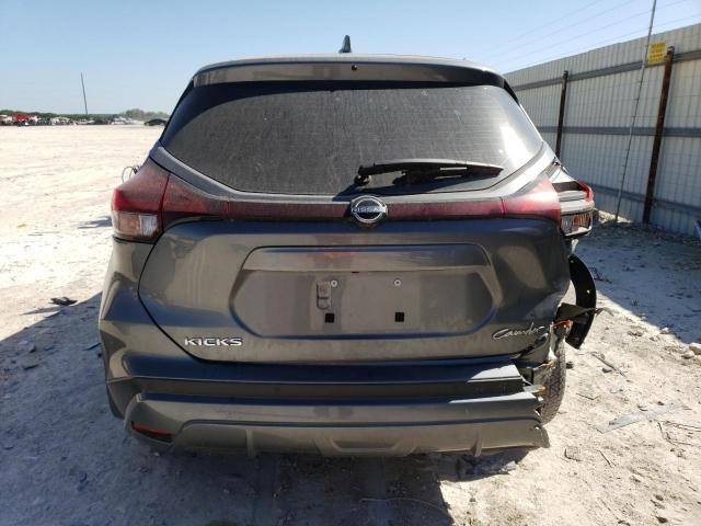 3N1CP5BV4PL475648 - 2023 NISSAN KICKS S GRAY photo 6