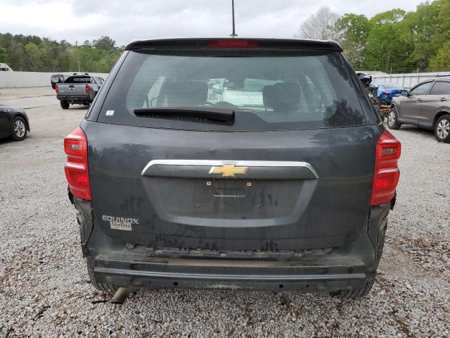 2GNALBEK4H1552593 - 2017 CHEVROLET EQUINOX LS GRAY photo 6