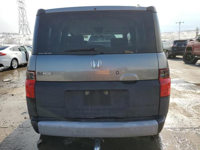 5J6YH28655L025640 - 2005 HONDA ELEMENT EX GRAY photo 6