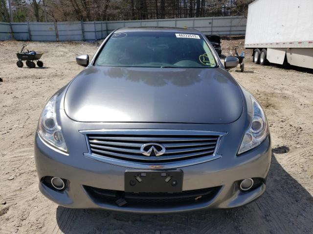 JN1CV6AR9DM755521 - 2013 INFINITI G37 GRAY photo 5