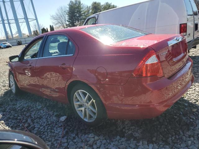 3FAHP0JG3BR240677 - 2011 FORD FUSION SEL RED photo 2