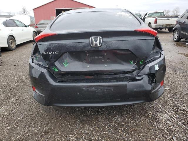 2HGFC2F57JH044530 - 2018 HONDA CIVIC LX BLACK photo 6