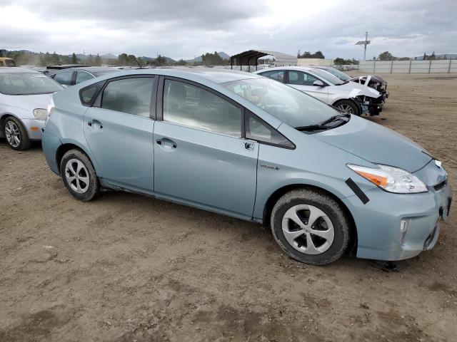 JTDKN3DU6E1759097 - 2014 TOYOTA PRIUS TEAL photo 4