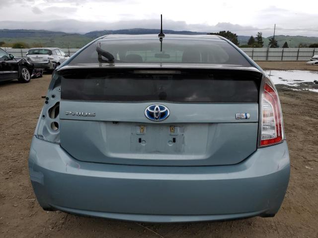 JTDKN3DU6E1759097 - 2014 TOYOTA PRIUS TEAL photo 6