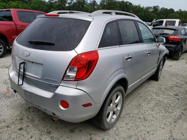 3GNAL4EK1ES548125 - 2014 CHEVROLET CAPTIVA LTZ SILVER photo 4