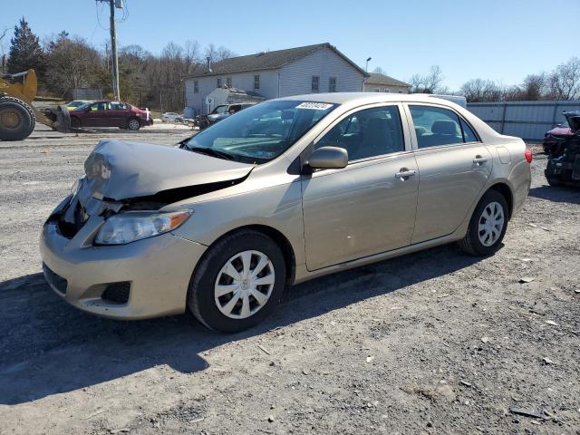 2T1BU4EE4AC374031 - 2010 TOYOTA COROLLA BASE BEIGE photo 1