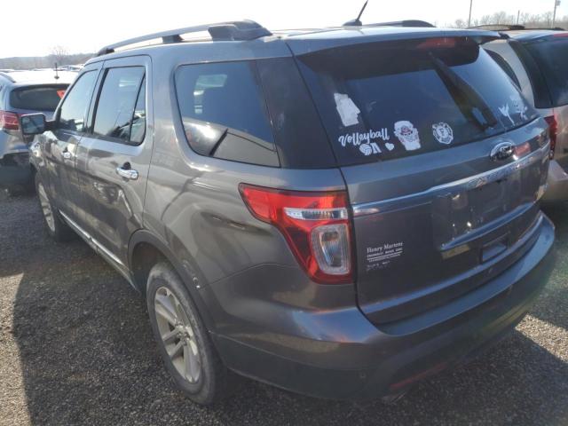 1FM5K8D81DGA76575 - 2013 FORD EXPLORER XLT GRAY photo 2