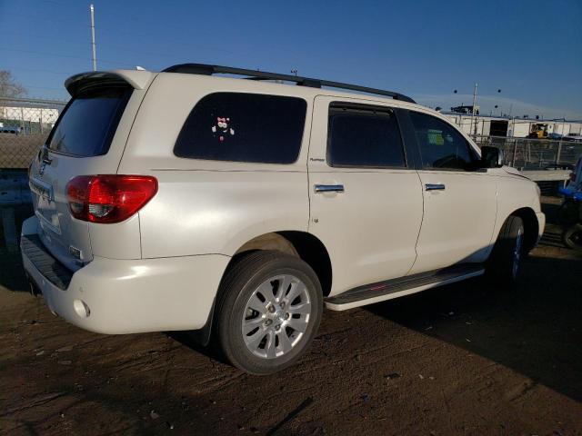 5TDDW5G1XDS088473 - 2013 TOYOTA SEQUOIA PLATINUM WHITE photo 3