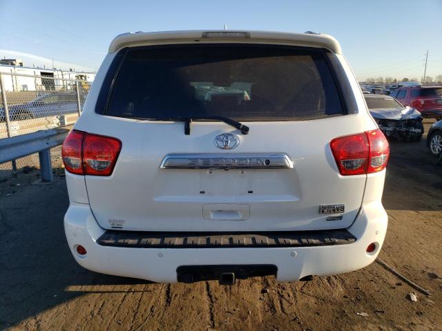 5TDDW5G1XDS088473 - 2013 TOYOTA SEQUOIA PLATINUM WHITE photo 6