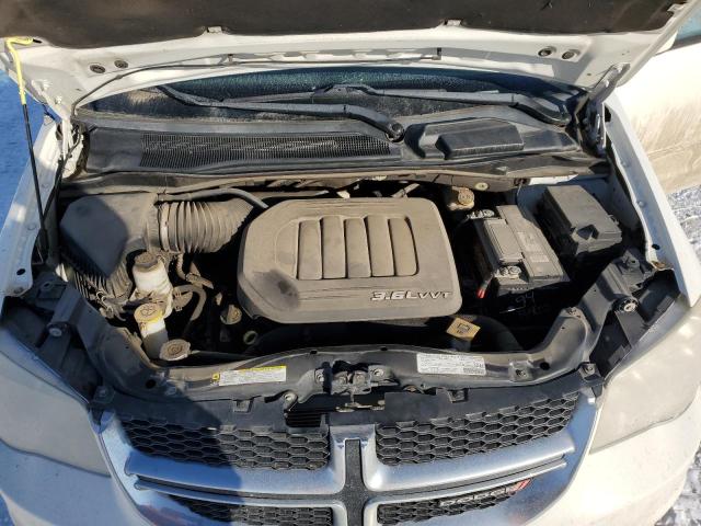 2C4RDGCG2DR536683 - 2013 DODGE GRAND CARA SXT WHITE photo 12