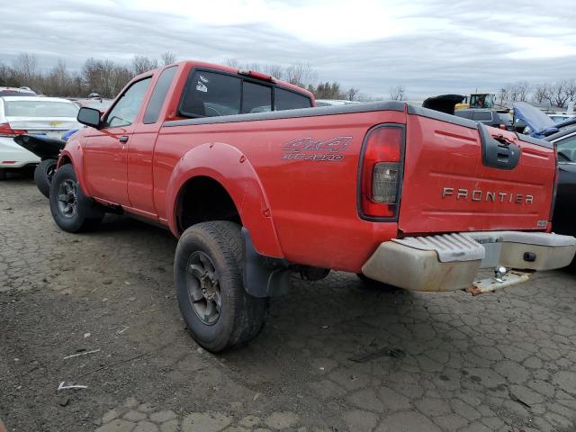 1N6ED26Y44C441196 - 2004 NISSAN FRONTIER KING CAB XE V6 RED photo 2