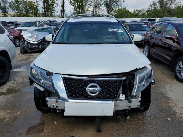 5N1AR2MM3EC631863 - 2014 NISSAN PATHFINDER S WHITE photo 5