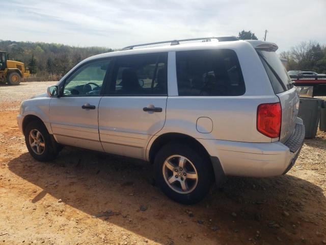 2HKYF18684H555903 - 2004 HONDA PILOT EXL SILVER photo 2