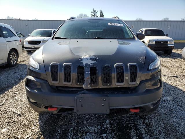 1C4PJMBS7GW170588 - 2016 JEEP CHEROKEE TRAILHAWK GRAY photo 5