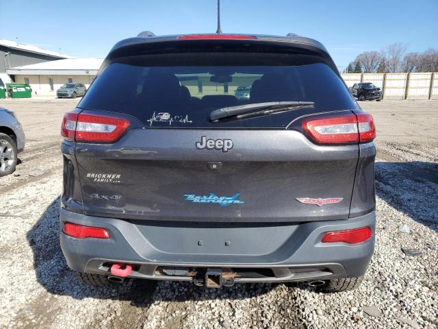 1C4PJMBS7GW170588 - 2016 JEEP CHEROKEE TRAILHAWK GRAY photo 6