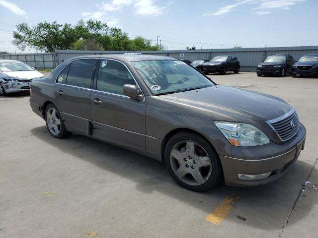 JTHBN36F655027249 - 2005 LEXUS LS 430 GRAY photo 4