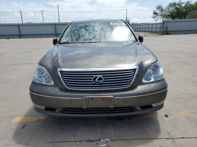 JTHBN36F655027249 - 2005 LEXUS LS 430 GRAY photo 5