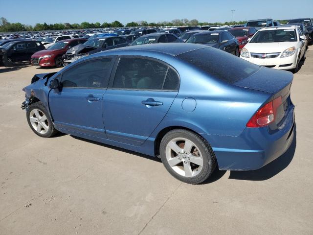 1HGFA16897L049623 - 2007 HONDA CIVIC EX BLUE photo 2