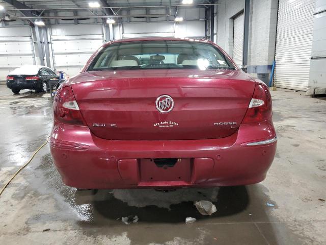 2G4WD532851278855 - 2005 BUICK LACROSSE CXL MAROON photo 6