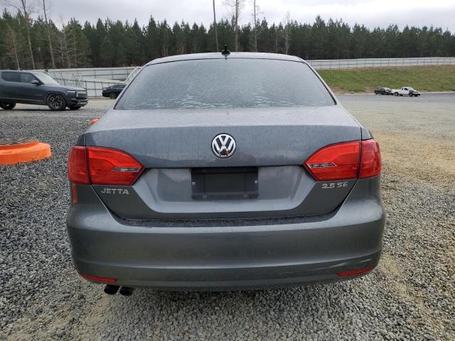 3VWDP7AJ5CM114796 - 2012 VOLKSWAGEN JETTA SE GRAY photo 6