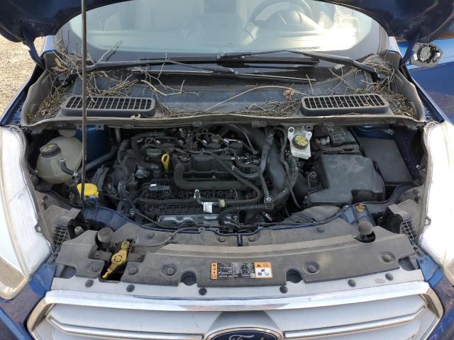 1FMCU0GD2KUB10873 - 2019 FORD ESCAPE SE BLUE photo 11