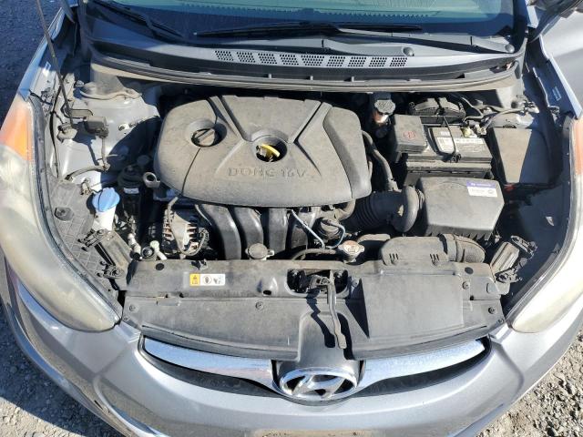 KMHDH4AE3DU997694 - 2013 HYUNDAI ELANTRA GLS SILVER photo 11